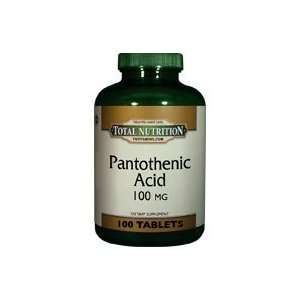  Pantothenic Acid 100 Mg   100 Tablets Health & Personal 