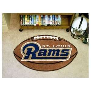  Saint Louis Rams Football Shaped Rug