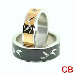 Matching Rings For Men and Women Set of Two Rings Sizes 5 14 Free S&H 