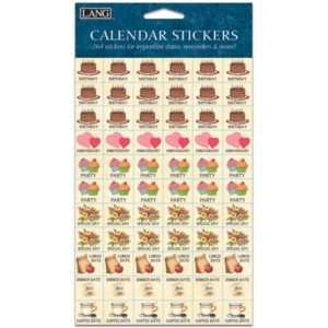 Lang 264 Heart & Home Calendar Stickers Dates S Winget  