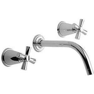 Barclay Chess Brushed Nickel 2 Handle Bathroom Faucet (Drain Included 