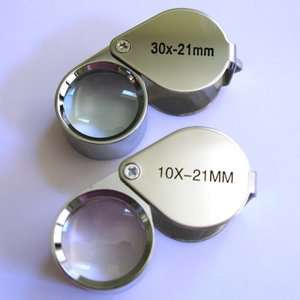   2pc Jewelers Eye Loupe Set 10X + 30X Magnifying Glass Ships From USA