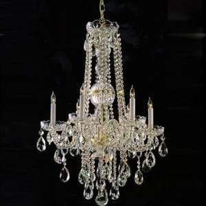  Bohemian Crystal 22 Candle Chandelier Finish Chrome, Crystal Type 