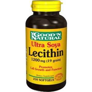  Ultra Lecithin 1200mg   19 Grain, 250 softgels,(Goodn 