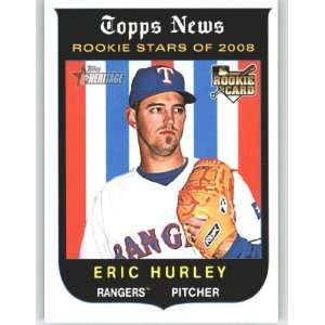  2008 Topps Heritage High Number #710 Eric Hurley SP (RC 