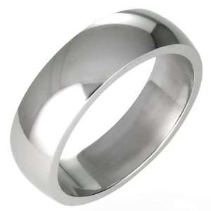  Stainless Steel Comfort Fit Wedding Band Size 10 
