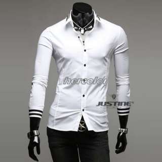 2012New Stylish Mens Casual Slim fit Dress Shirts Collection  