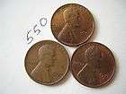 1941 p d s lincoln wheat back coins returns not