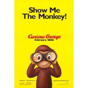 Curious George   Movie Poster   27 x 40