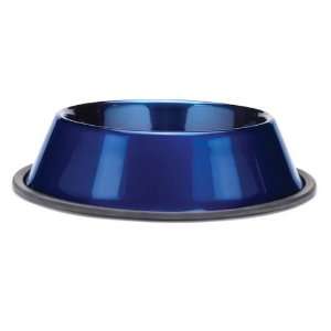   Steel Dura Gloss Metallic Dog Bowl, 32 Ounce, Sapphire