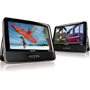 New Philips PD9016 9 Portable LCD Dual DVD Player 609585191112  