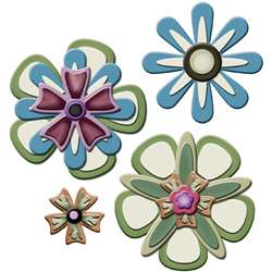 Wizard Cutting and Embossing 4x4.25 Flower Die Set  