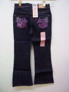   leg pink and purple stitching adjustable waistband really cute jeans