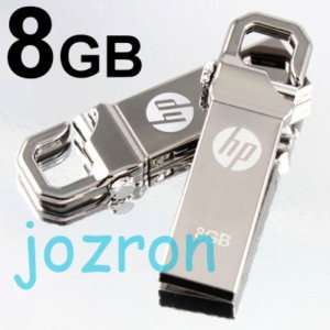HP v250w 8GB 8G USB Flash Pen Drive Disk Metal Clip  