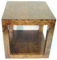 Mango Wood Cube Accent Table (Thailand)  