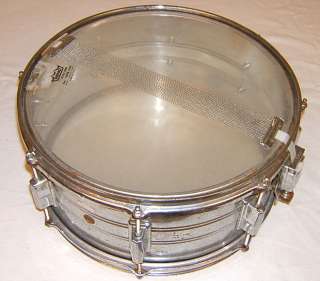 Vintage Pearl Export Series metal snare drum 14 NR  