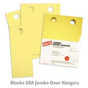   Jumbo Door Hangers Canary Yellow Paper   250/Package