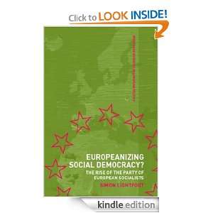 Party of European Socialists (Routledge Advances in European Politics)
