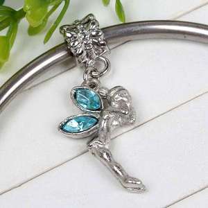   Crystal Rhinestone Fairy Angel Ball European Bead Fit Charm Bracelet