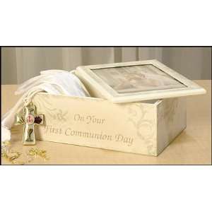    On Your First Communion Day Photo Frame Box 
