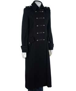 Justsweet Full Length Military Style Coat  