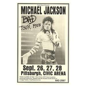  Jackson, Michael Music Poster, 11 x 17