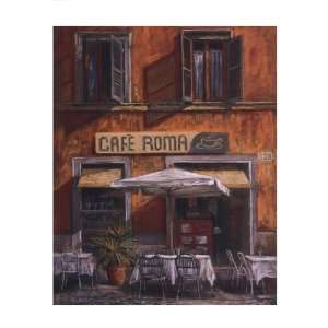  Caf Roma by Malcolm Surridge 10x12