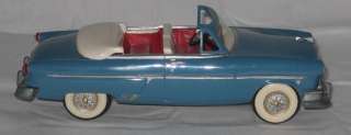 1954 AMT FORD CONVERTIBLE FLYWHEEL PROMO FRICTION CAR BLUE IN ORIGINAL 