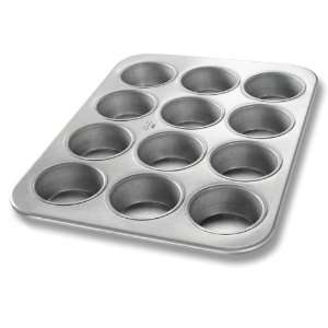  Chicago Metallic Glazed Aluminum Jumbo Muffin Pan for 12 