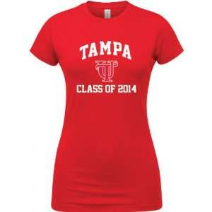 Tampa Spartans Red Womens Class of 2014 Arch T Shirt  