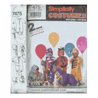   Toddlers Costumes, Simplicity 7475 Simplicity Pattern Co Inc Books