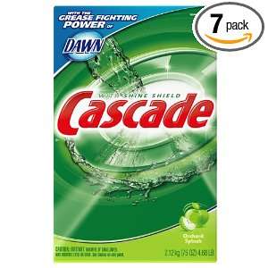  Cascade Powder Dishwasher Detergent, Orchard Splash Scent 