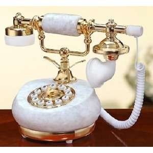  Crafted Marble White Telephone