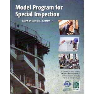   Program for Special Inspection Based on 2009 IBC Chapter 17 Books