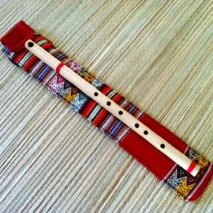 com Handmade Fife Flute in D   Padded Carrying Bag Included Musical 