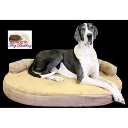 large Orthopedic Memory Foam Joint Relief Bolster Dog Bed 