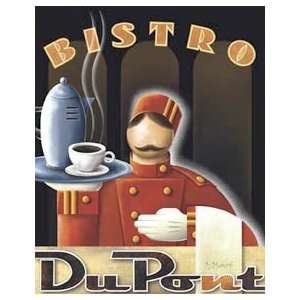  Bistro Dupont   Poster by Michael Kungl (16 x 20)