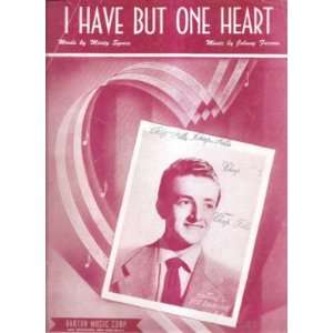  Sheet Music I have But One Heart Vic Damone 195 