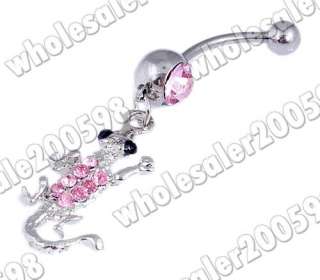 WHOLESALE 300PCS 25styles 18G 42 59MM Navel Belly Dangle Rings