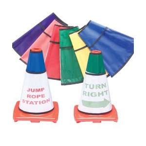 Color My Class Cone Cover Clear Pockets Sold Per SET of 6  
