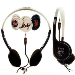  MLB Nes Group New York Mets Over The Head Headphones With 