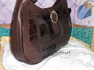 Brighton Brown PATCHWORK Shoulder Bag Handbag Purse NWT  