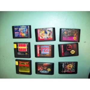  saga Genesis system game cartridges   lot of 9 cartridges 