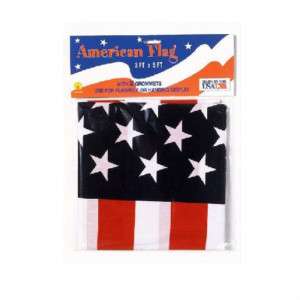 AMERICAN FLAG   w/ 2 Grommets   3 x 5   Made in USA 082686402002 