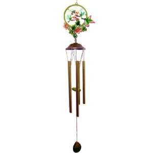  32 inch Metal Motion Picture Green Hummingbird Topper Wind 