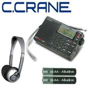  C Crane SWP AM/FM Shortwave Pocket Radio with Coby Ultra 