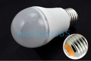 3W E27 LED Warm White Light Lamp Globe Bulb 110V 240V Low Consumption 