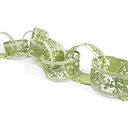 Sizzix Christmas Paper Chain with Holly Flourish Sizzlits Decorative 