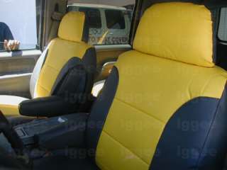 CHEVY SUBURBAN 1992 1999 S.LEATHER CUSTOM SEAT COVER  