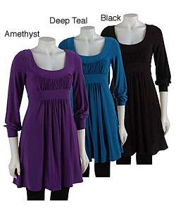 Essentials by A.B.S Empire Waist Tunic Dress  